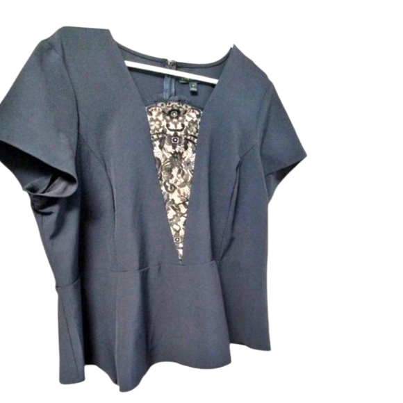 Lane Bryant Plus Size Black Dress Top - Picture 5 of 10